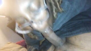 SUCKING A HUGE KING DICK