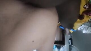 Hottie riding black dick and goes insane.